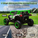 Green 24V Kids 4WD Electric UTV Ride-On Car with Remote and LED Music Magic Cars 6