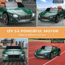Green Bentley-Style 12V Electric Ride-On Toy Car with Remote Control Magic Cars 1