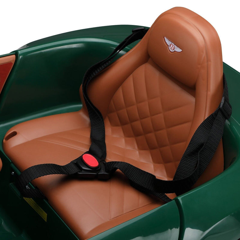 Green Bentley-Style 12V Electric Ride-On Toy Car with Remote Control Magic Cars 7