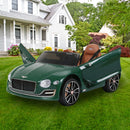 Green Bentley-Style 12V Electric Ride-On Toy Car with Remote Control Magic Cars Variant 0