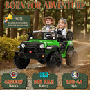 2-Seater Electric Ride-On Jeep for Kids with LED Lights and 24V Battery