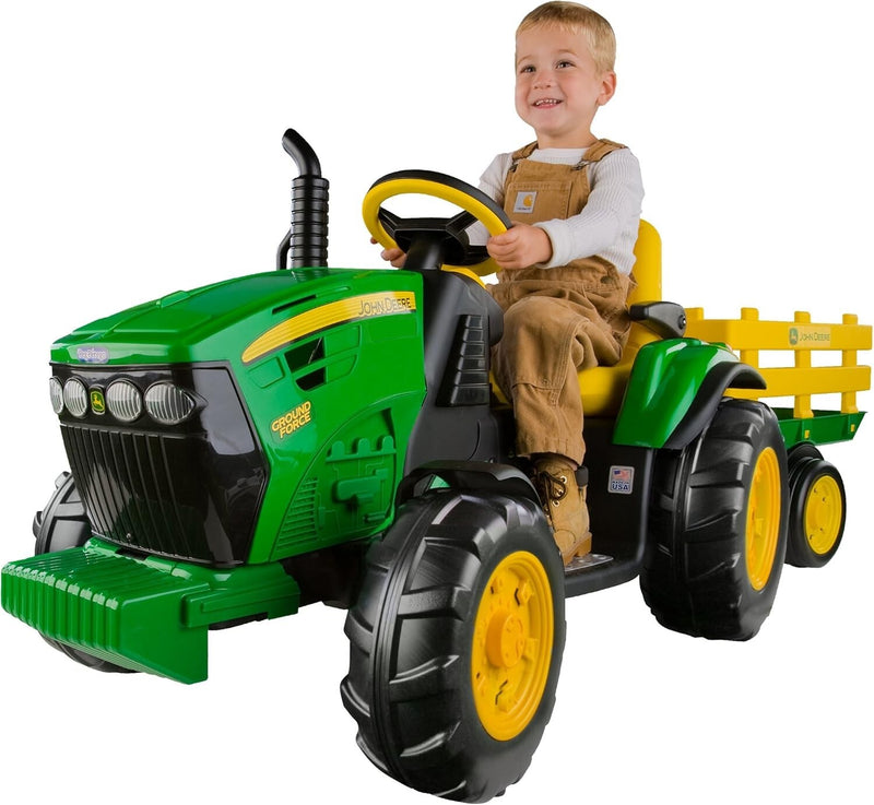 12-Volt Ride-On Tractor with Adjustable Seat for Kids Ages 3-7, Supports up to 85 lbs Magic Cars Variant 0