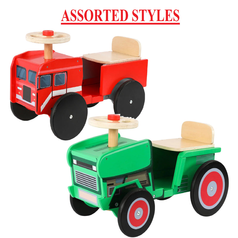 Wooden Ride-On Vehicle for Kids Magic Cars 4