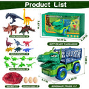 22 Piece Toddler T-rex Dinosaur Truck Playset for Boys Ages 3-7 Magic Cars 1