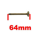 GY6 50cc (139QMB) Exhaust Valve - 64mm - image 3