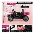 24V Electric Kids Ride-On Dump Truck with Remote Control and 2-Seater Capacity Magic Cars 3