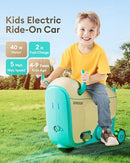 GYROOR GNU BLUE KIDS ELECTRIC 2-IN-1 RIDE-ON CAR WITH FLASHING WHEELS Magic Cars 1