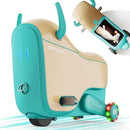 GYROOR GNU BLUE KIDS ELECTRIC 2-IN-1 RIDE-ON CAR WITH FLASHING WHEELS Magic Cars Variant 0