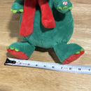 Festive Plush Dinosaur with Santa Hat and Red Scarf Magic Cars 12