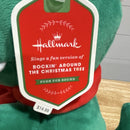 Festive Plush Dinosaur with Santa Hat and Red Scarf Magic Cars 2