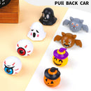 Assorted 24-Pack Halloween Pull Back Cars Featuring Ghosts, Pumpkins, Eyeballs, and Bats for Kids Magic Cars 5