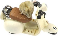 Rotating Hamster and Guinea Pig Motorbike Cage with Hideout and Accessories Magic Cars 4