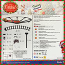Illuminated Hanging Christmas Train Set with Light, Sound, Smoke, and Music Magic Cars 8