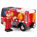 Hape Red Fire Truck with Siren and Sound Effects - For Ages 3 and Up Magic Cars 4