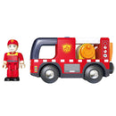 Hape Red Fire Truck with Siren and Sound Effects - For Ages 3 and Up Magic Cars 5