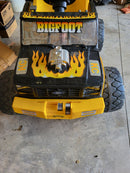 Vintage Style Power Wheels Bigfoot 4x4 Battery-Powered Kids Ride-On Truck Magic Cars 1