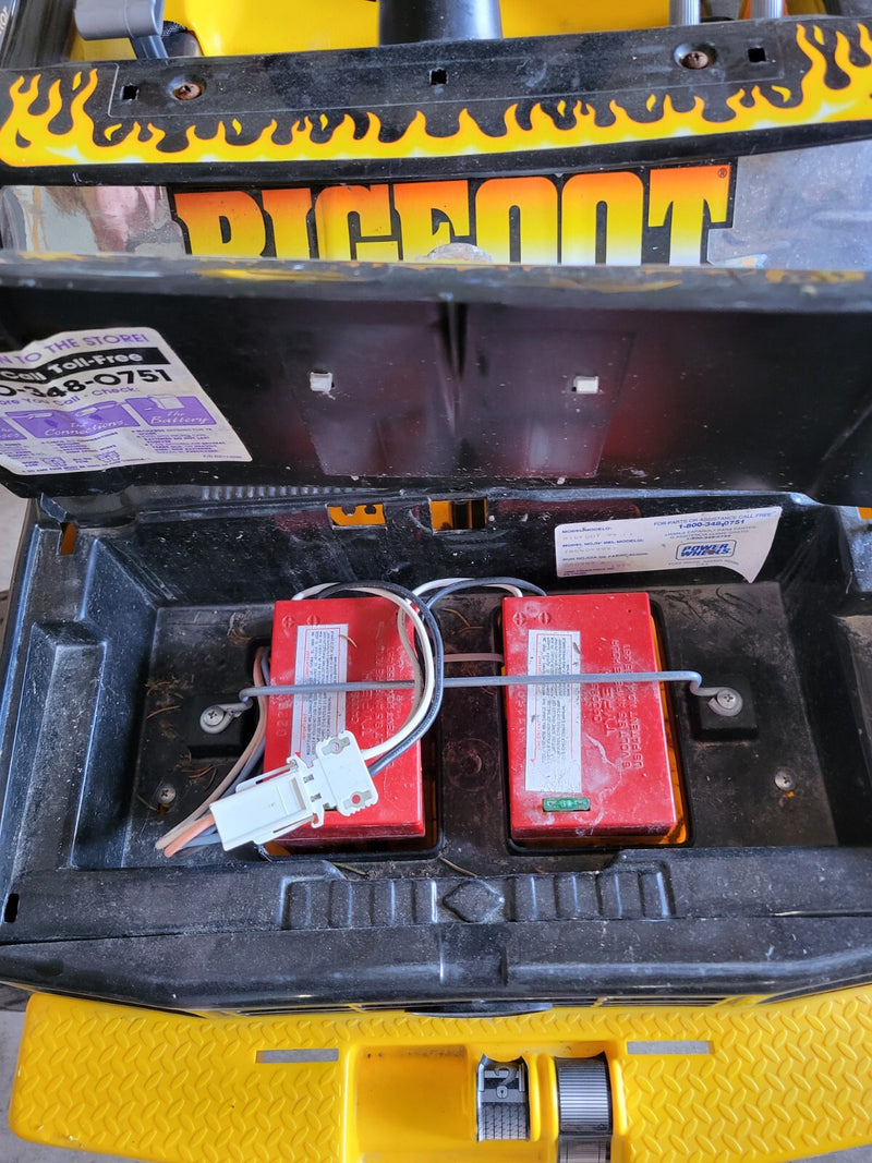 Vintage Style Power Wheels Bigfoot 4x4 Battery-Powered Kids Ride-On Truck Magic Cars 9