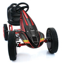 Hurricane Racing Go Kart with Low Profile Rubber Tires and Handbrake Design in Red Magic Cars 6