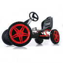 Hurricane Racing Go Kart with Low Profile Rubber Tires and Handbrake Design in Red Magic Cars 7