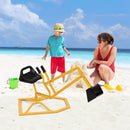 Durable Yellow Sand Excavator Ride-On Toy for Kids Magic Cars 2