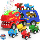 5-in-1 Toddler Dinosaur Vehicle Toy for Boys Ages 1-5 Years Magic Cars 0