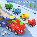 5-in-1 Toddler Dinosaur Vehicle Toy for Boys Ages 1-5 Years Magic Cars 1