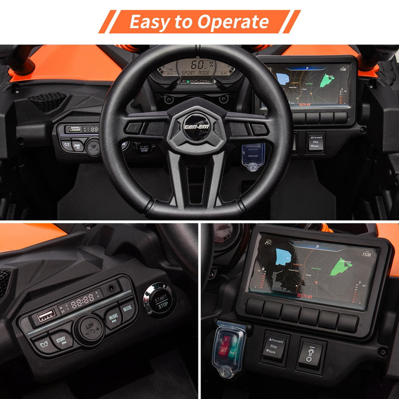 12V 7AH Electric Off-Road UTV Ride-On Car for Kids with Remote Control Magic Cars 13