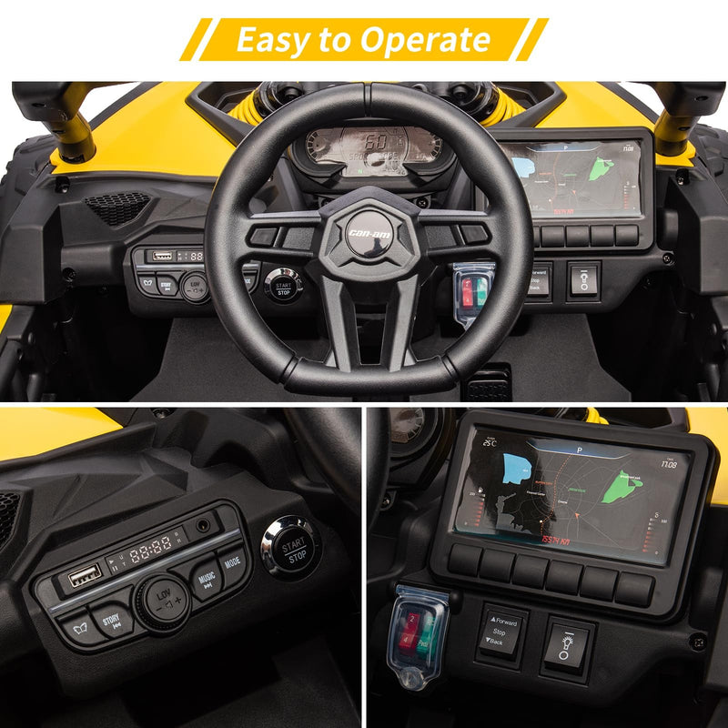 12V 7AH Electric Off-Road UTV Ride-On Car for Kids with Remote Control Magic Cars 21