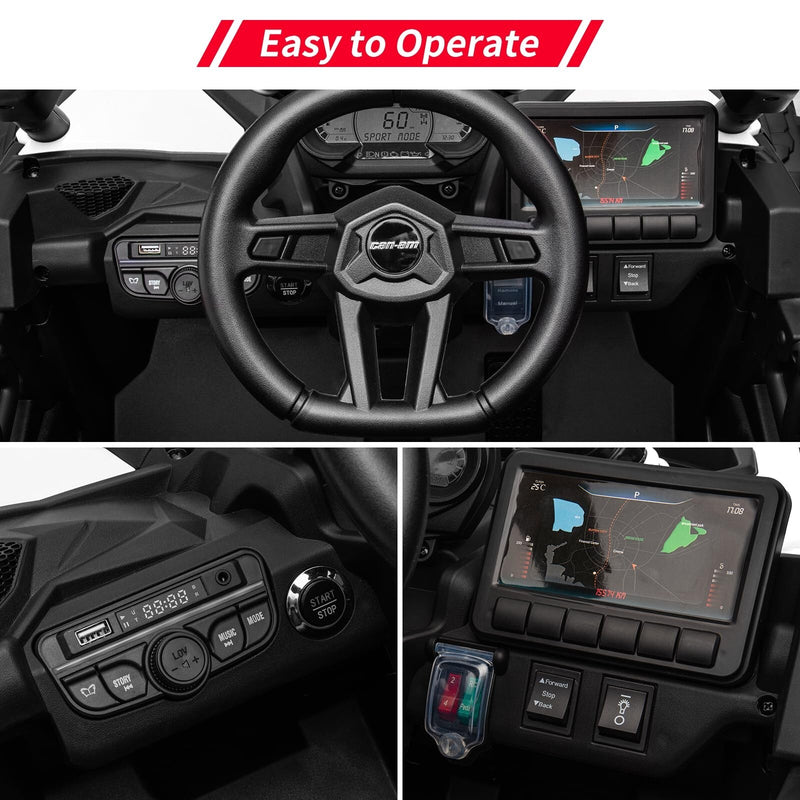 12V 4WD Electric Off-Road Kids Ride-On UTV with Remote Control Magic Cars 21