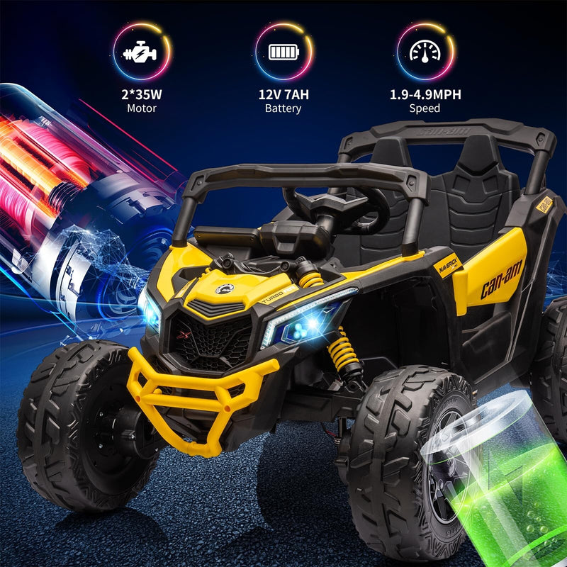 12V 4WD Electric Off-Road Kids Ride-On UTV with Remote Control Magic Cars 2