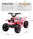 6V Electric Kids Ride-On 4-Wheel Quad ATV Magic Cars 5
