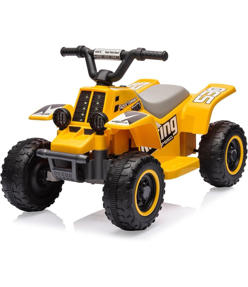 6V Yellow Kids Ride-On 4-Wheeler Quad ATV Toy Car Magic Cars 0