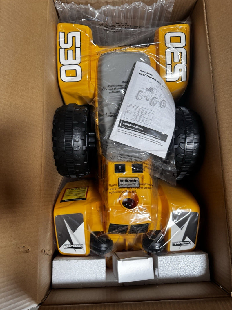 6V Yellow Kids Ride-On 4-Wheeler Quad ATV Toy Car Magic Cars 1