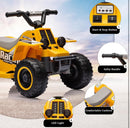 6V Yellow Kids Ride-On 4-Wheeler Quad ATV Toy Car Magic Cars 7
