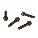 Hex Flange Bolt M6x25, 4 Pack