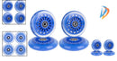 Premium Blue Replacement Wheels for Ride-On Swing Twist Wiggle Cars Magic Cars 1