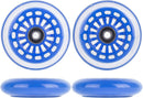 Premium Blue Replacement Wheels for Ride-On Swing Twist Wiggle Cars Magic Cars 6