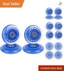 Premium Blue Replacement Wheels for Ride-On Swing Twist Wiggle Cars Magic Cars Variant 0