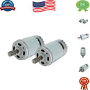 2-Pack High-Speed RS550 24V Electric Motors for Kids Ride-On Car Replacement Magic Cars Variant 0