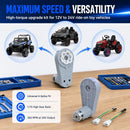 Enhanced Performance Gearbox and Motor Upgrade for Power Wheels Magic Cars 3
