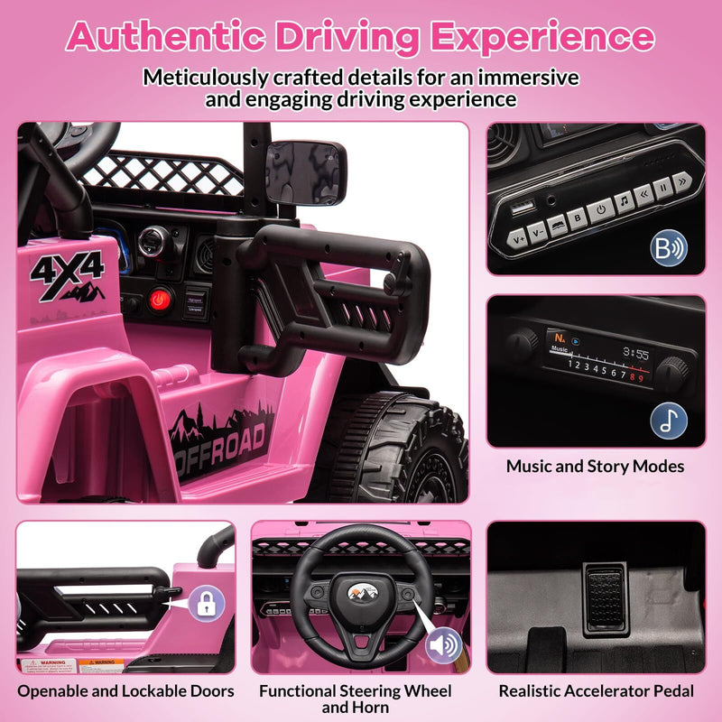 12V Electric Ride-On Truck Car for Kids Ages 3 to 8 Years Magic Cars 5