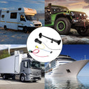 12V Powerful 150dB Single Trumpet Air Train Horn Kit with Compressor Magic Cars 4