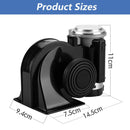 12V Electric Train Air Horn for Trucks, 150dB Loud Snail Horn with Durable Aluminum Alloy Design Magic Cars 2