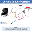 12V Electric Train Air Horn for Trucks, 150dB Loud Snail Horn with Durable Aluminum Alloy Design Magic Cars 4