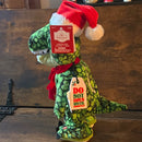 Festive Animated Plush T-Rex in Santa Hat with "Do Not Open Til Christmas" Message Magic Cars 2