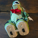 Festive Animated Plush T-Rex in Santa Hat with "Do Not Open Til Christmas" Message Magic Cars 3