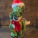 Festive Animated Plush T-Rex in Santa Hat with "Do Not Open Til Christmas" Message Magic Cars Variant 0
