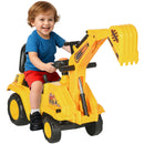 301-057 Ride-On Excavator Cart with Horn and Storage for Ages 18-48 Months Magic Cars Variant 0