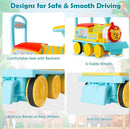 6V Battery-Powered Electric Ride-On Train with Tracks Toy Magic Cars 2