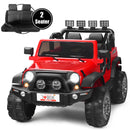12V Electric 2-Seater Kids Ride-On RC Truck with Storage - Red Magic Cars Variant 0